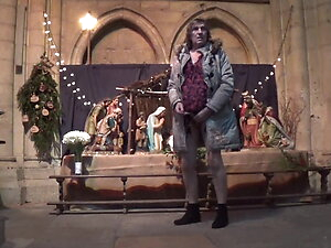 transgender travesti sounding dildo lingerie  outdoor  1a