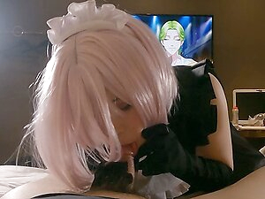 FGO Shielder (Mashu) Crossdresser Shemale Cosplay 21