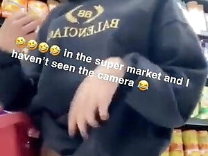 My Dream girl shows her cock at public places