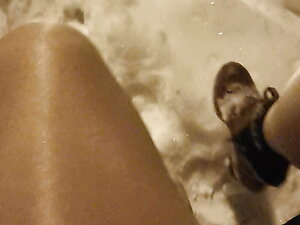 Nylon walk in the Snow