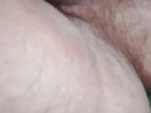 Femboy plays with her emerald vibrator inside her warm hole