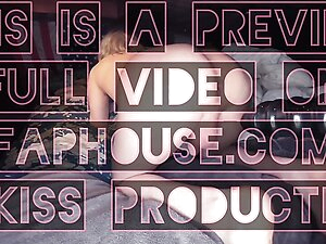 Top Bottom Bitch Sissy Butt Girl Tiffany Ciskiss Fucks Ass On Xxl Ribbed Dildo In Blonde Wig Fully Nude