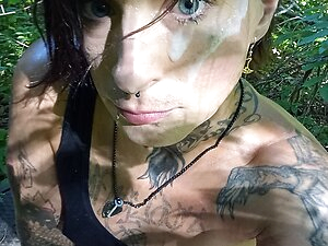 Trans beauty enjoys cum shots all around