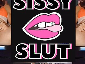 Cuming locked in a Chastity Cage Sissy Mindy