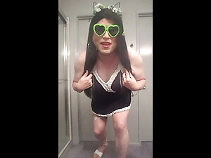 Black & White Romper Dress Outfit Video