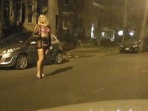 Crossdresser in the street
