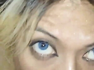It's ToO Big, Tranny Cock Sucker, Cock Slapped by Big Cock!