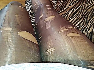 Ripped tights