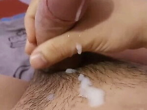 Ladyboy Girlfriend cum a lot