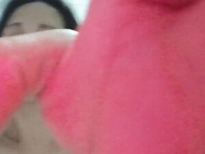 hot trans bed masturbation