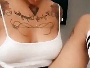 Tattooed couple