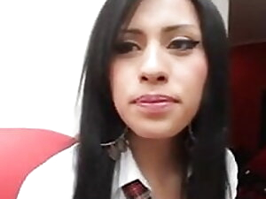 cockgirl suck and play with lollypop