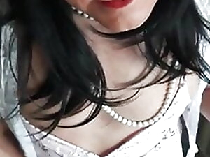 Candice French Crossdresser Right before sucking one !