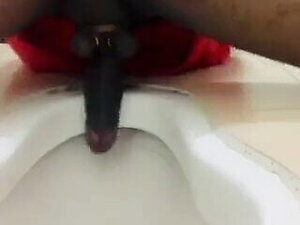 night fun in female washroom